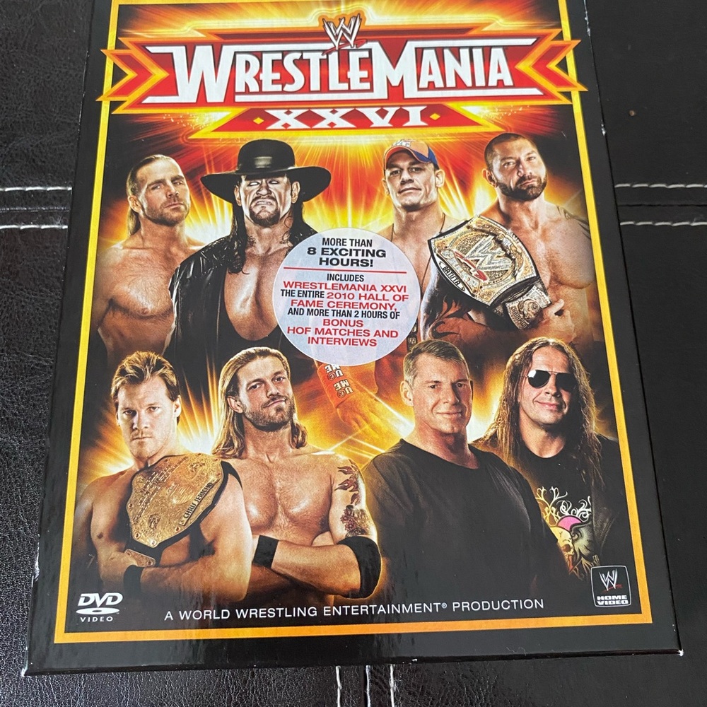 WWE: Wrestlemania XXVI (DVD, 2010, 3-Disc Set,